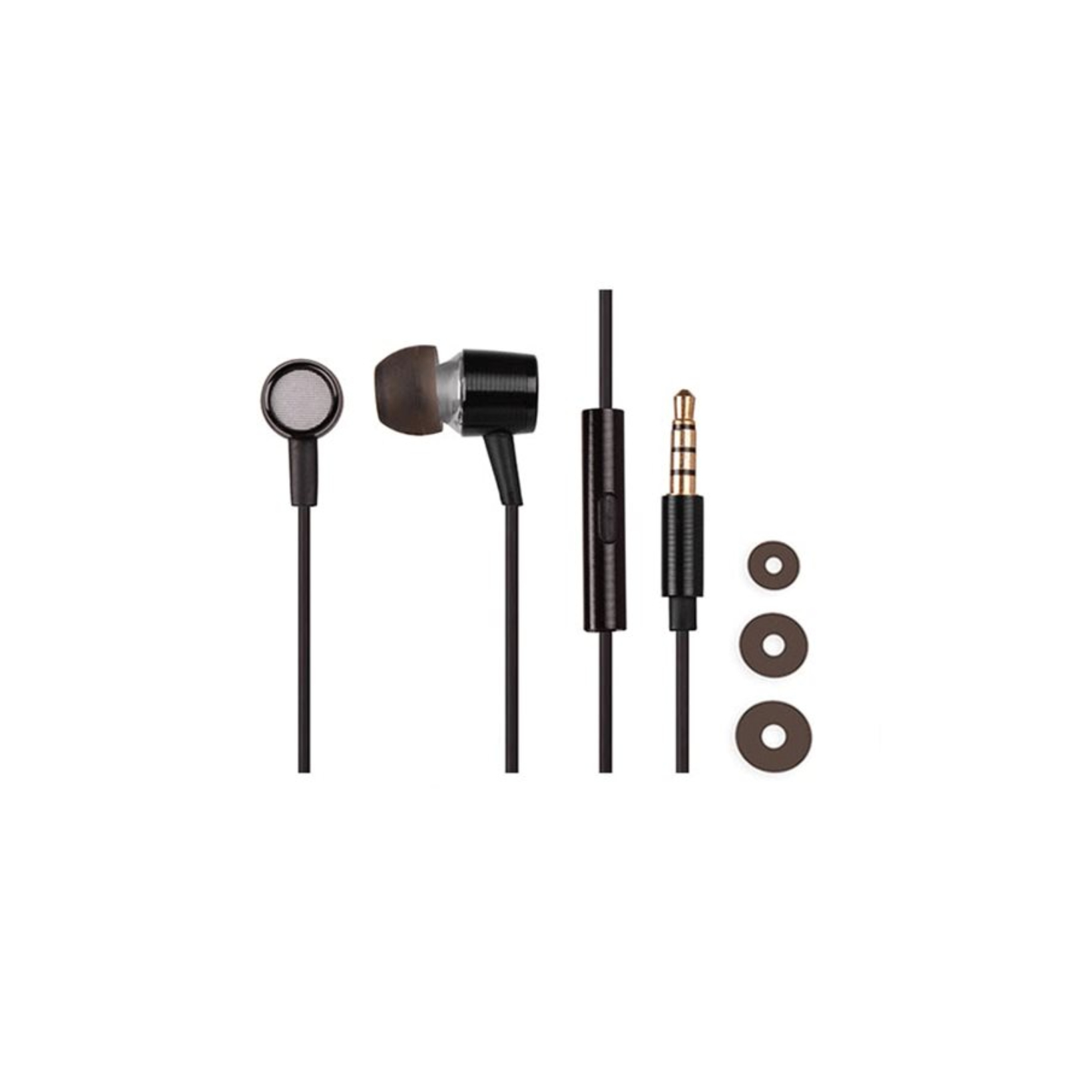 Наушники с микрофоном для смартфона A4Tech MK-730 HD Metallic In-line Microphone and Remote  BLACK