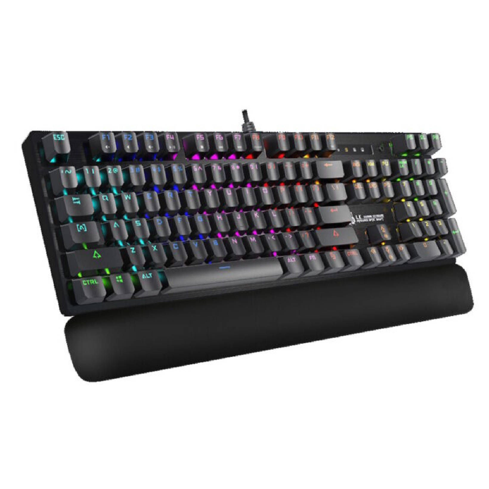 Клавиатура A4TECH BLOODY B825R LIGHT STRIKE RGB GAMING MECHANICAL RED SWITCH KEYBOARD USB US+RUSSIAN