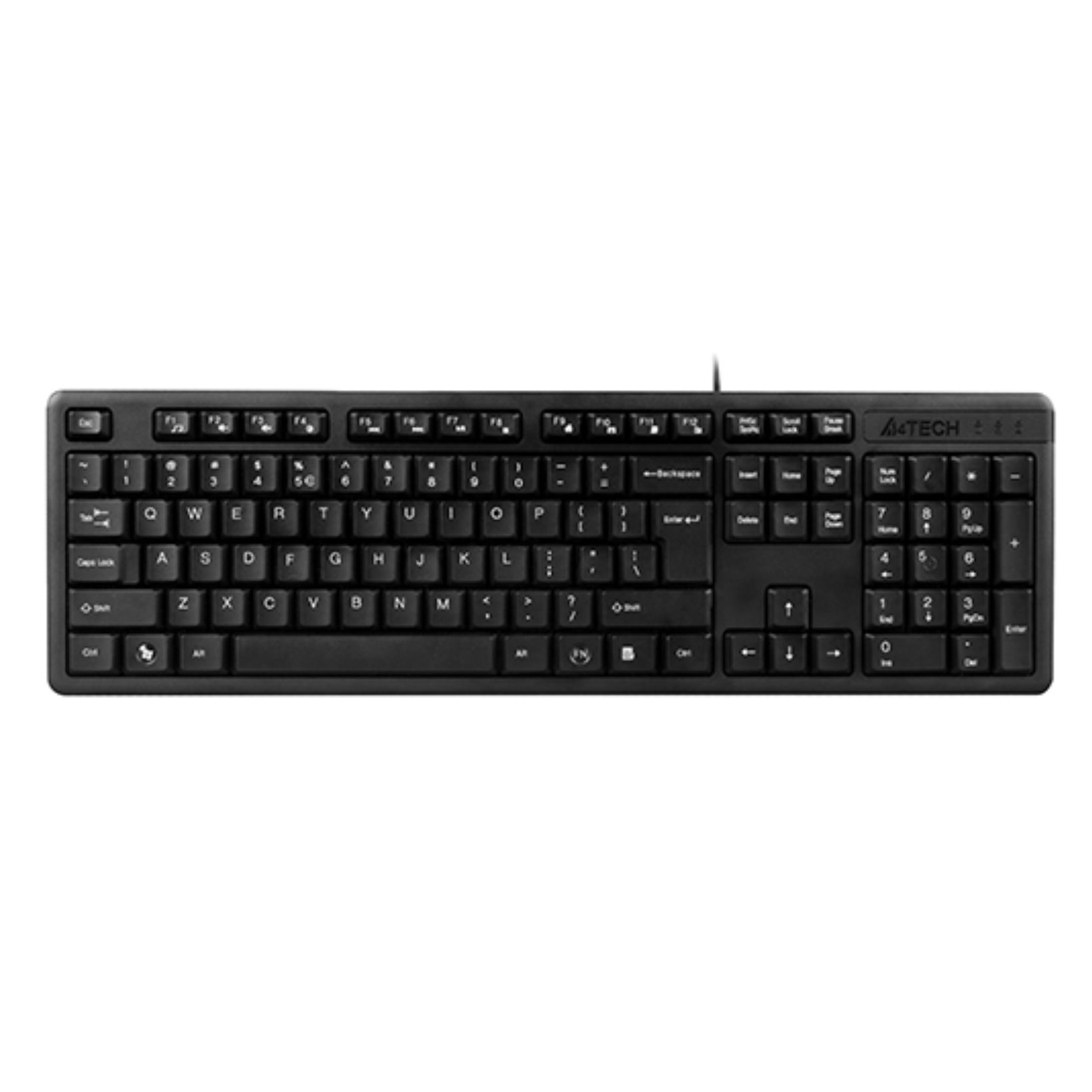Клавиатура A4TECH  KK-3 MULTIMEDIA FN USB KEYBOARD BLACK US+RUSSIAN