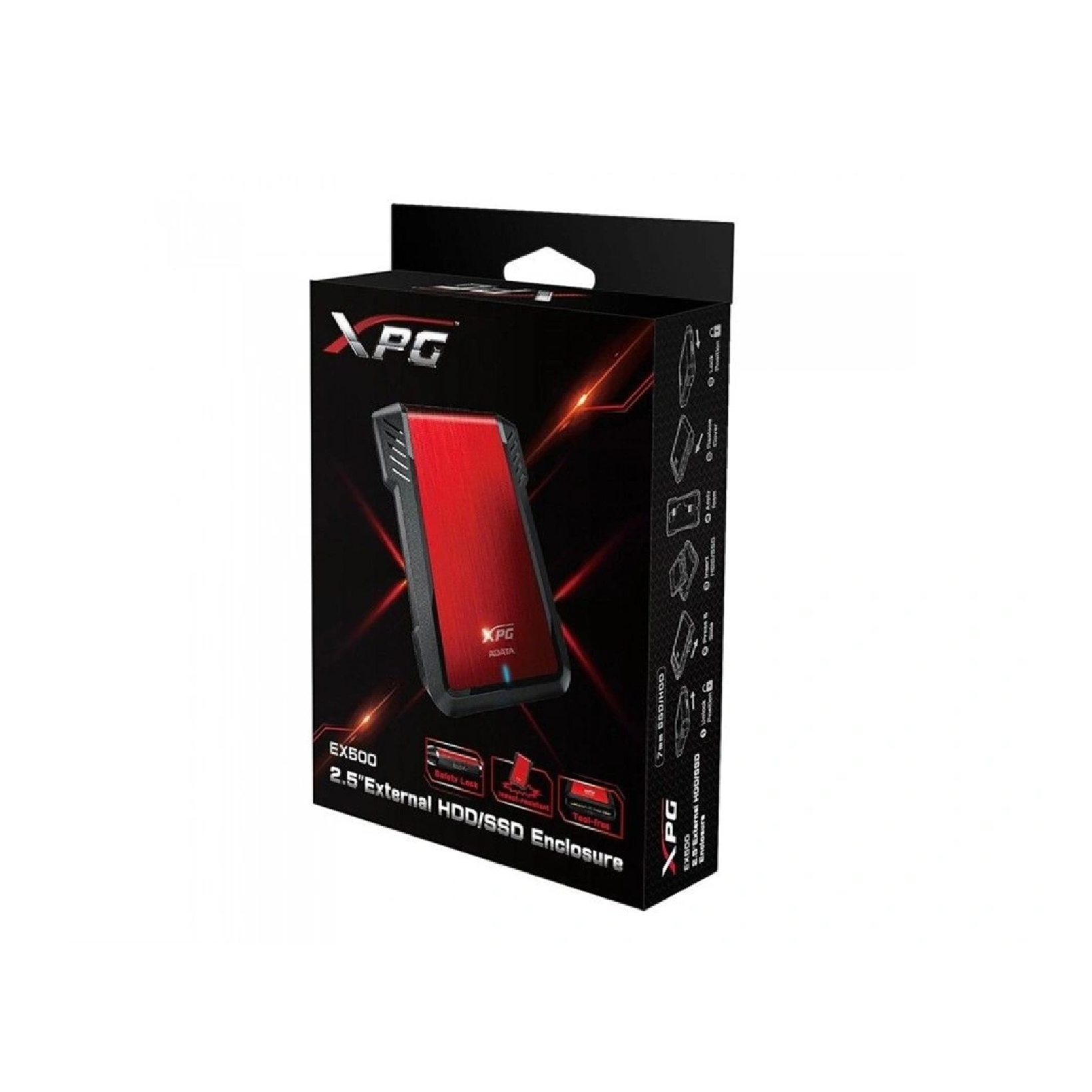 Case for HDD_SSD ADATA XPG EX500 USB 3.1 Caddy 2.5__ SATA-III